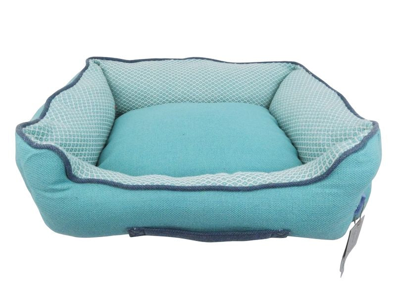 Resploot Dog Sofa Bed Snakeskin Teal