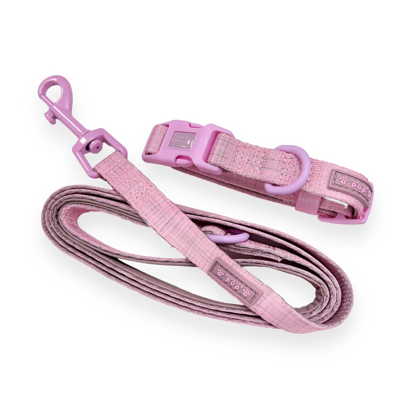 Pawsome Paws - Pawsome Pup Collar and Lead Set - Pink