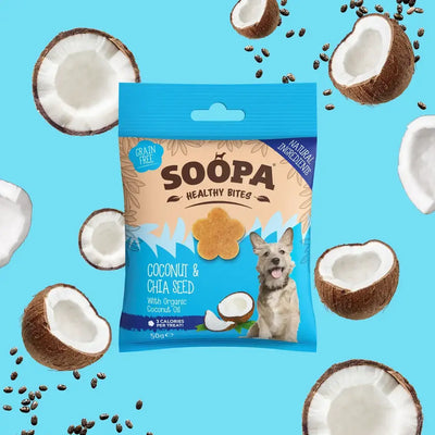 Soopa Coconut & Chia Seed Healthy Bites Dog Treats