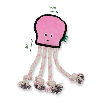 Beco Rough & Tough Recycled Octopus Dog Toy