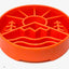 SodaPup Great Outdoors Design eBowl Enrichment Slow Feeder Bowl - Orange