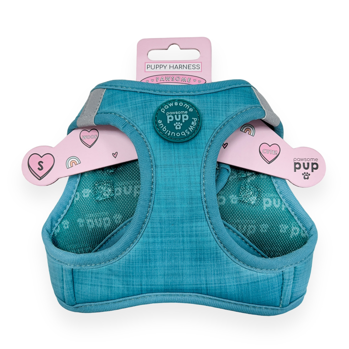 Pawsome Paws - Pawsome Pup Harness - Teal: Small