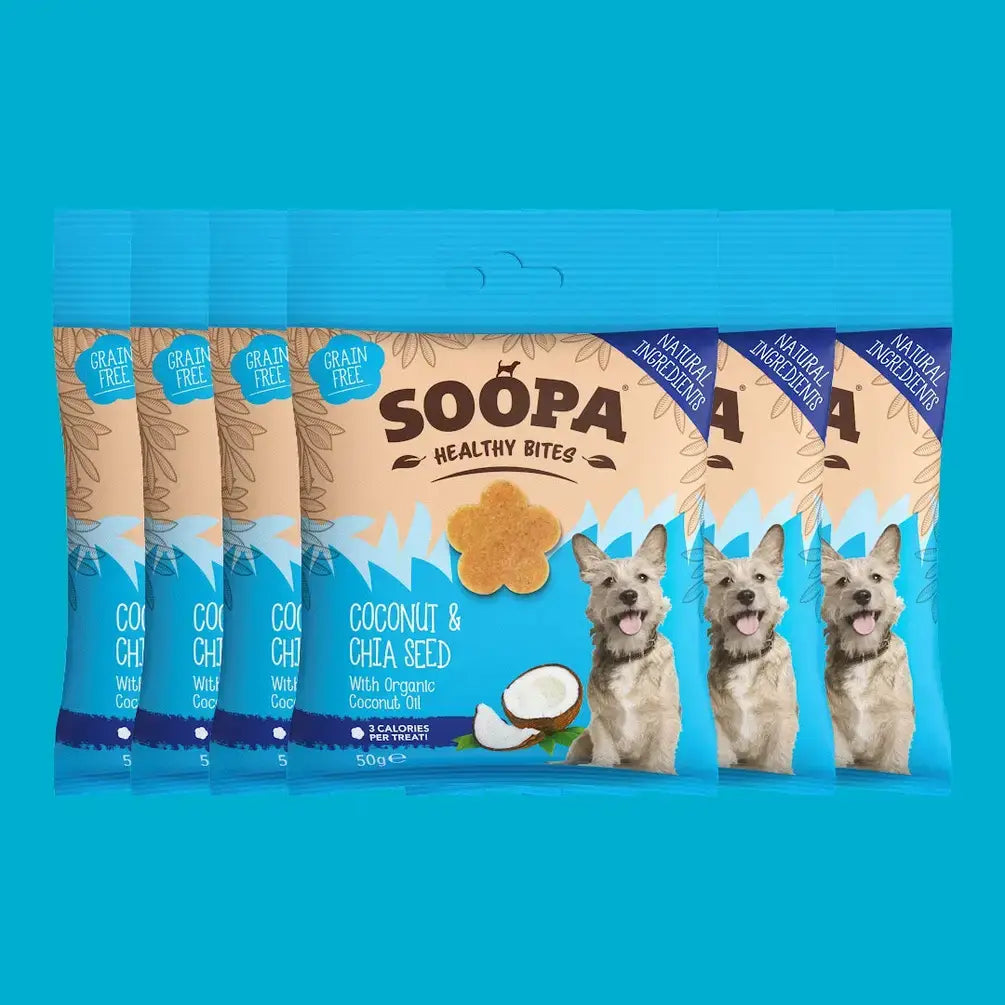 Soopa Coconut & Chia Seed Healthy Bites Dog Treats