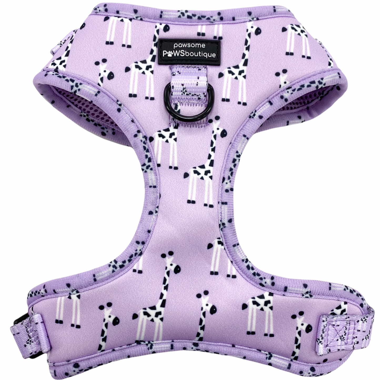 Pawsome Paws Boutique D-Ring Adjustable Dog Harness - Georgina The Giraffe