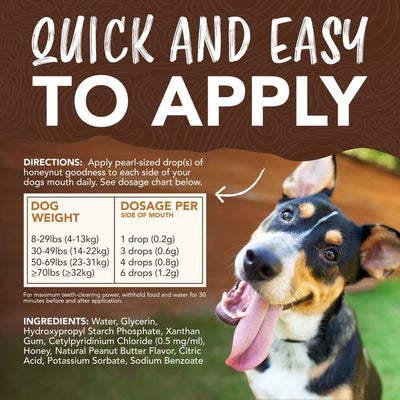 TROPICLEAN Enticers Teeth Cleaning Gel for Dogs, Hickory Smoked Bacon, 59ml
