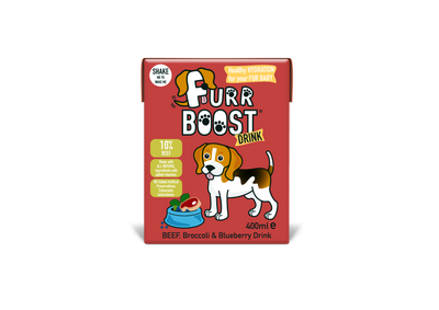 Furr Boost - Beef, Broccoli and Blueberry Furr Boost 400ml Dog Drink