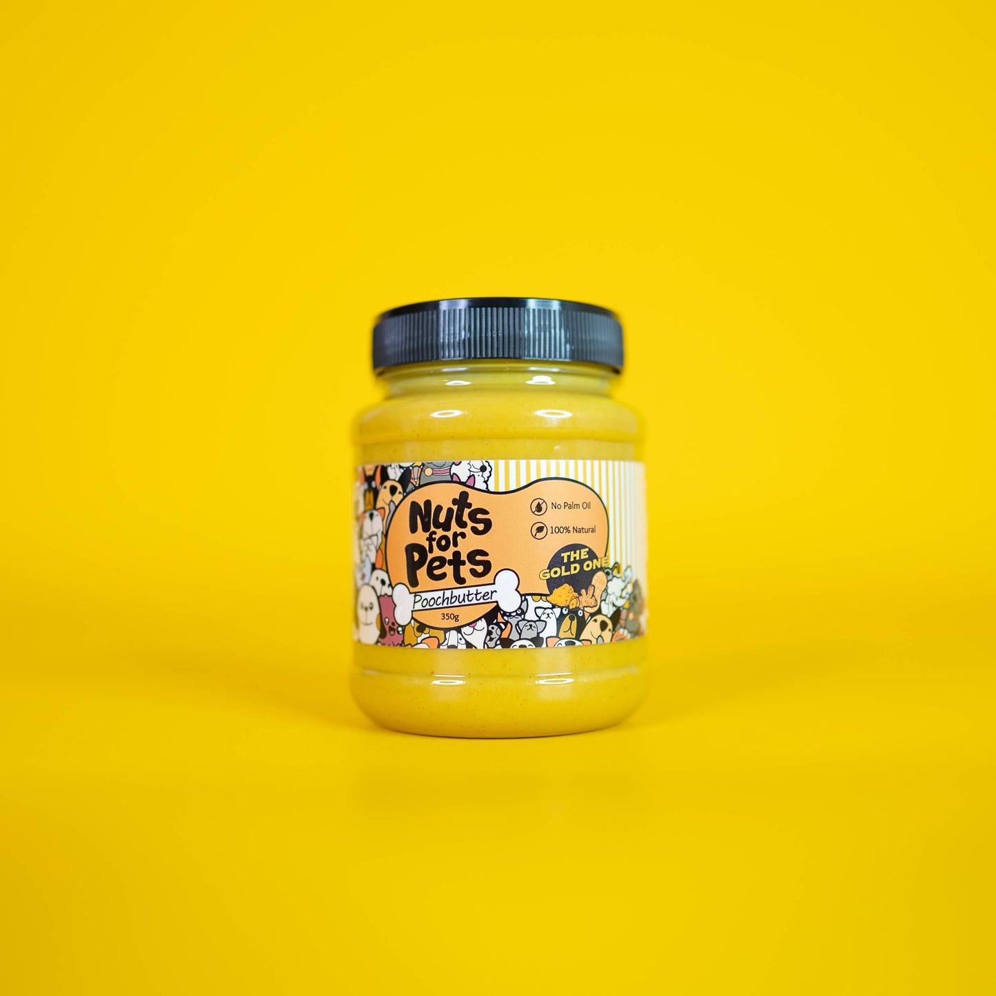 Poochbutter with Turmeric 350g Peanut butter for dogs