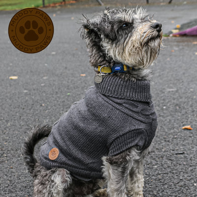 Ancol Muddy Paws Cable Knit Dog Jumper