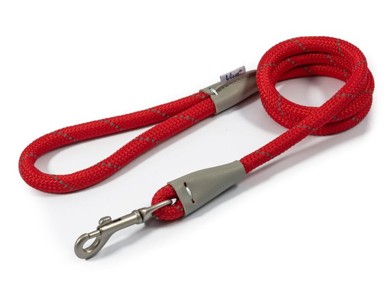 Ancol Viva Rope Dog Snap Lead Reflective 1.07m x 12mm