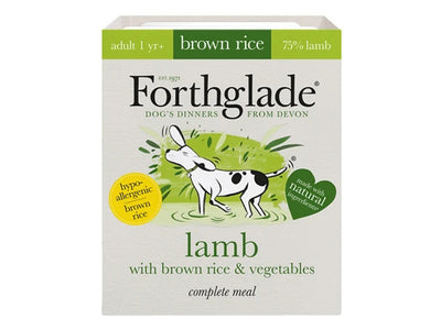 Forthglade Lamb with Brown Rice & Vegetables Natural Wet Dog Food (395g)