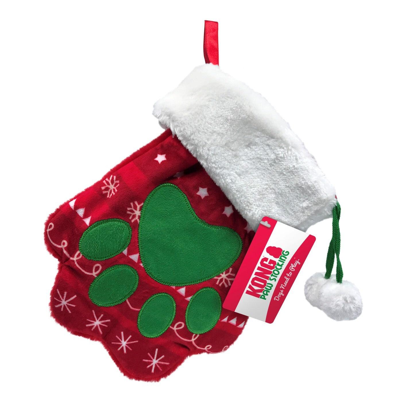 KONG Holiday Stocking Paw-Oh Doggy