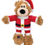 KONG Holiday Wild Knots Bear Christmas Dog Toy Assorted