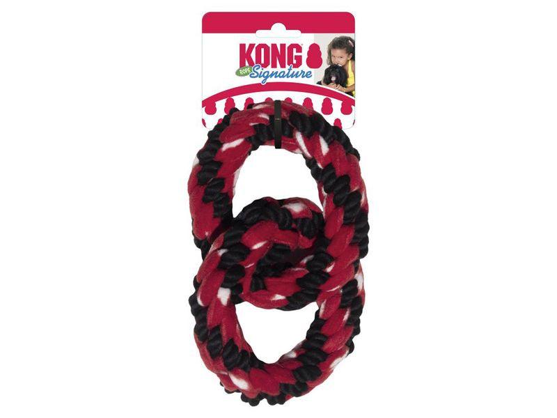 KONG Signature Rope Double Ring Tug-Oh Doggy