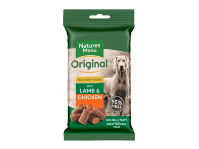 Natures Menu Chicken & Lamb Dog Treats 60g-Oh Doggy