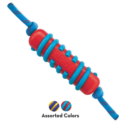 KONG Jaxx Brights Stick w/Rope Assorted Colour Dog Toy