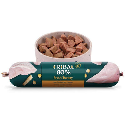 Tribal 80% Turkey Gourmet Sausage 750g-Oh Doggy
