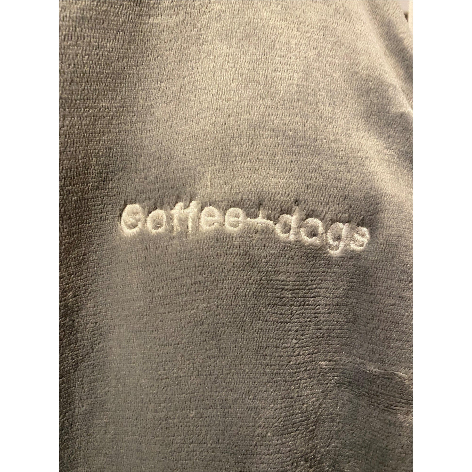 Coffee & Dogs Giant Fluffy Hoodie-Hoodie-Oh Doggy